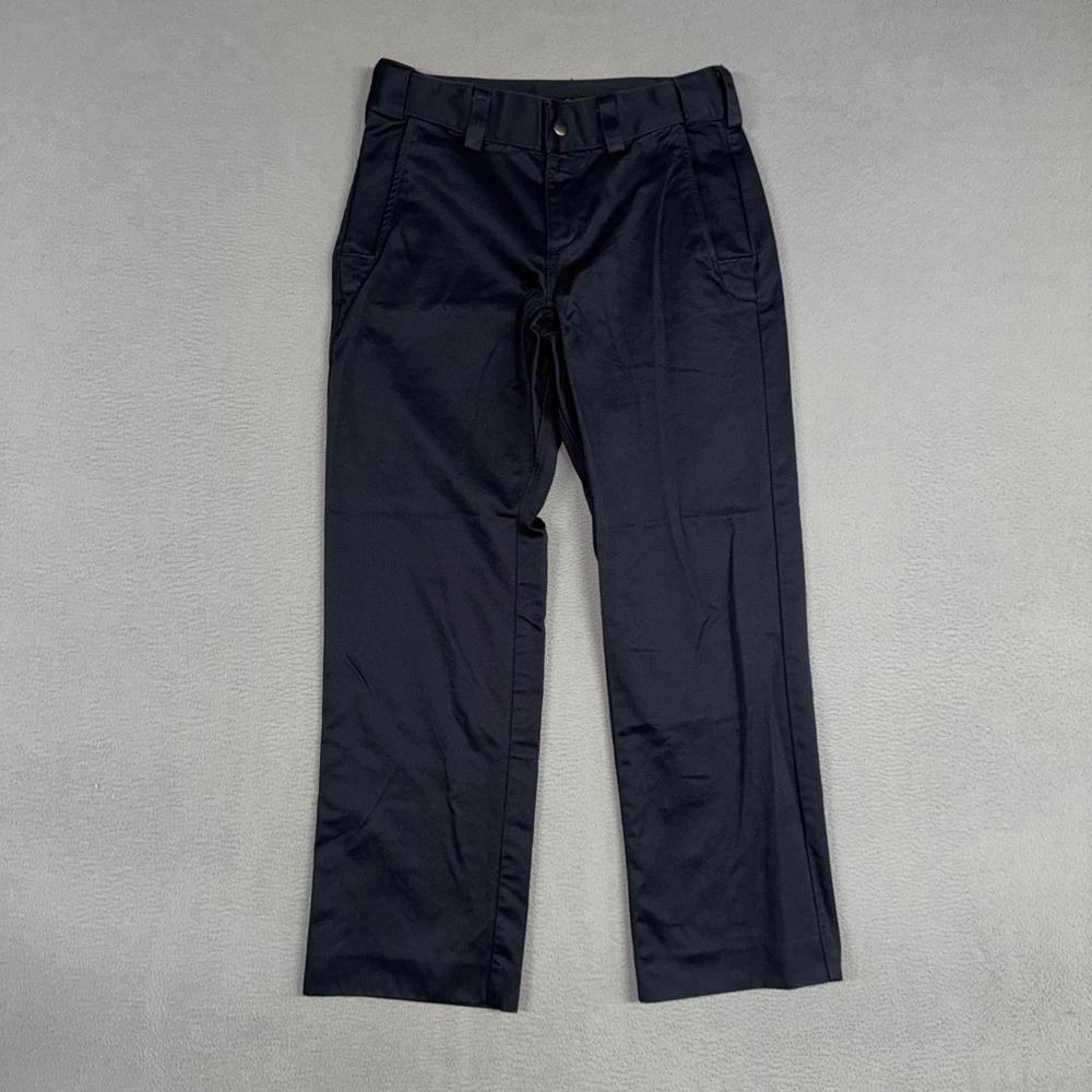 5.11 Tactical Pants Womens 4 Black Straight Utility Workwear Tough Cotton